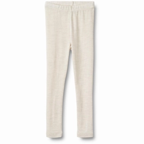 For Adults Winter Sports Chill Fit Wheat Eggshell Melange Wool Leggings Agi