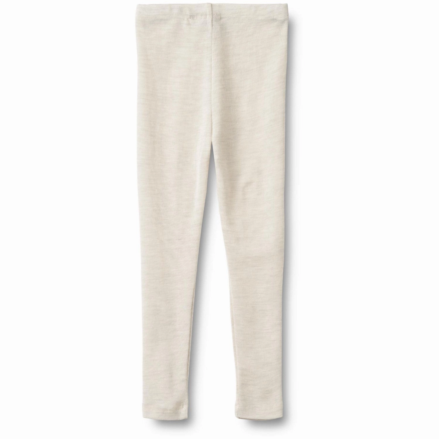 Wheat Eggshell Melange Wool Leggings Agi Durable Fabric