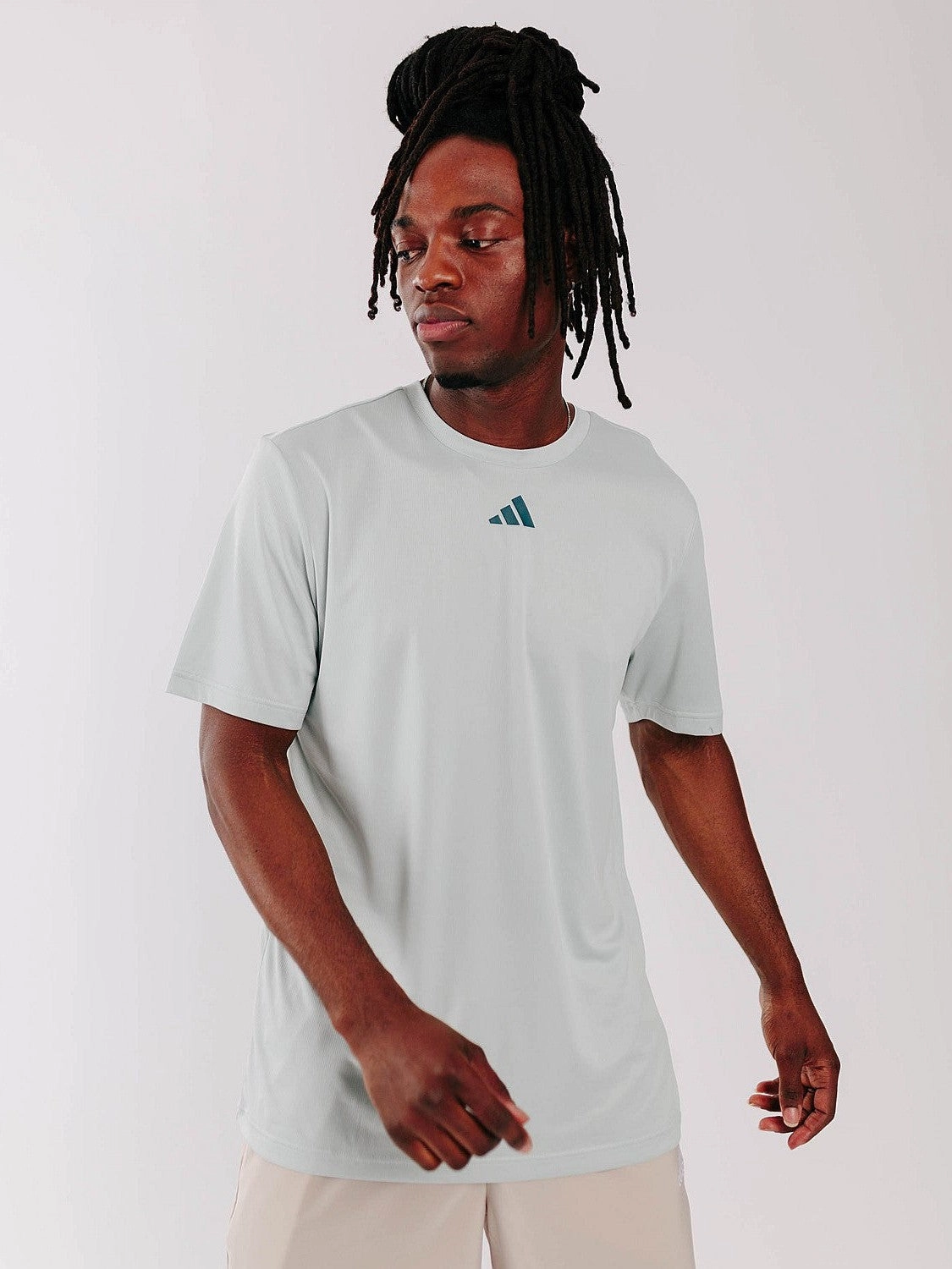 HIIT Slogan Training Tee Yarn Dyed Fabric