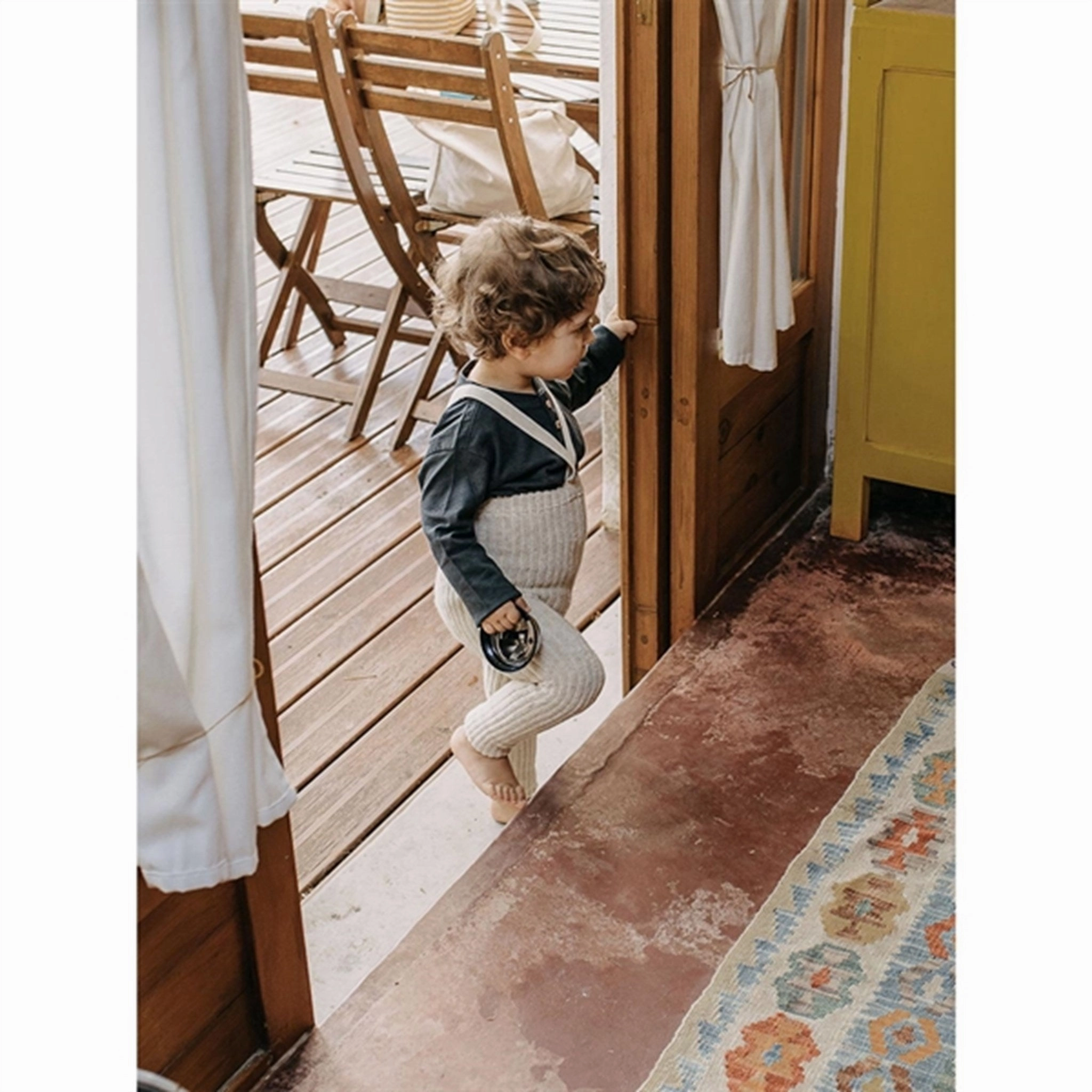 Silly Silas Granny Teddy Footless Tights Cream Blend Yoga Class Active Lifestyle