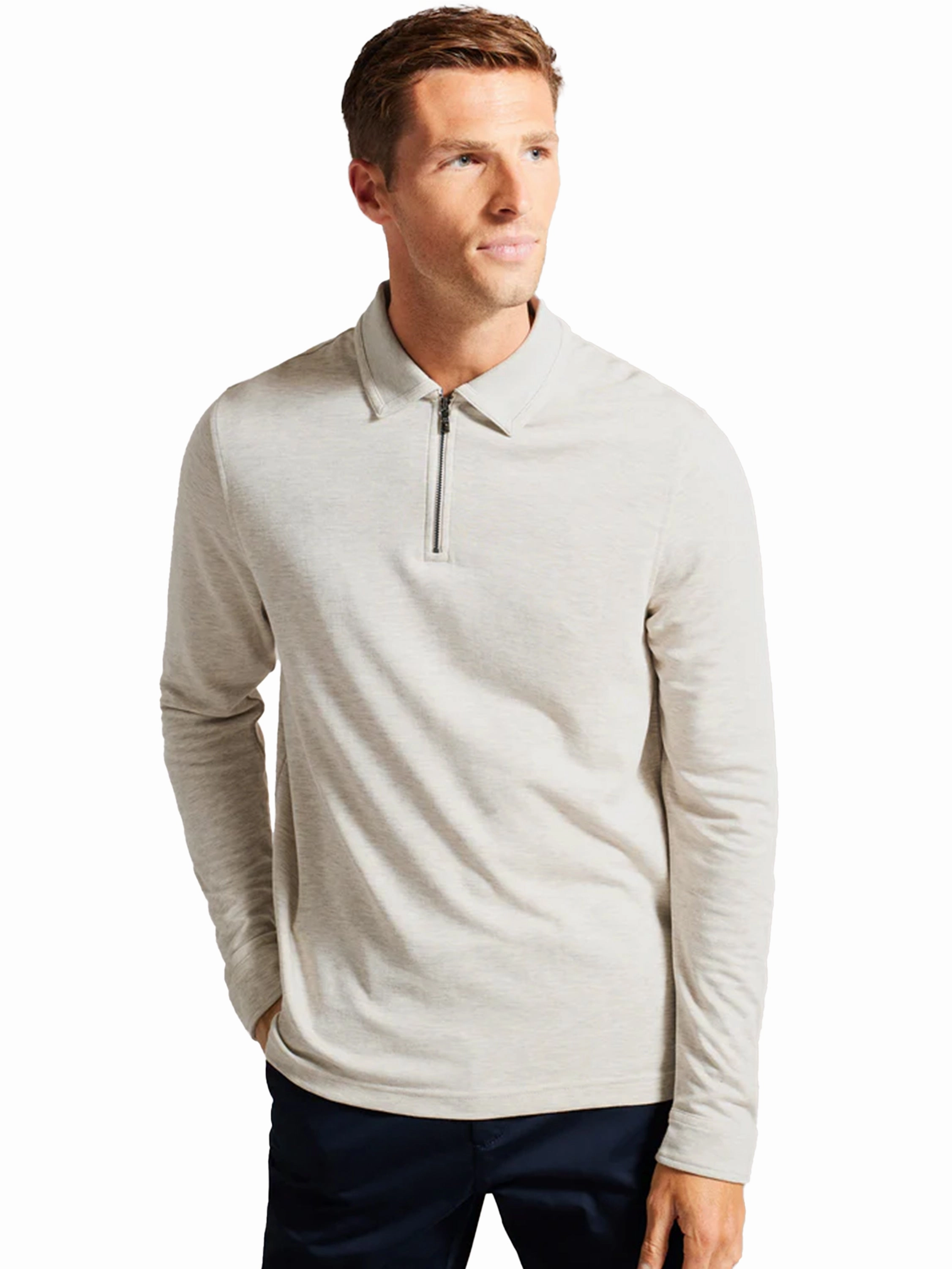 Ted Baker | Mens Long Sleeve Polo Shirt - Karpol Street Style