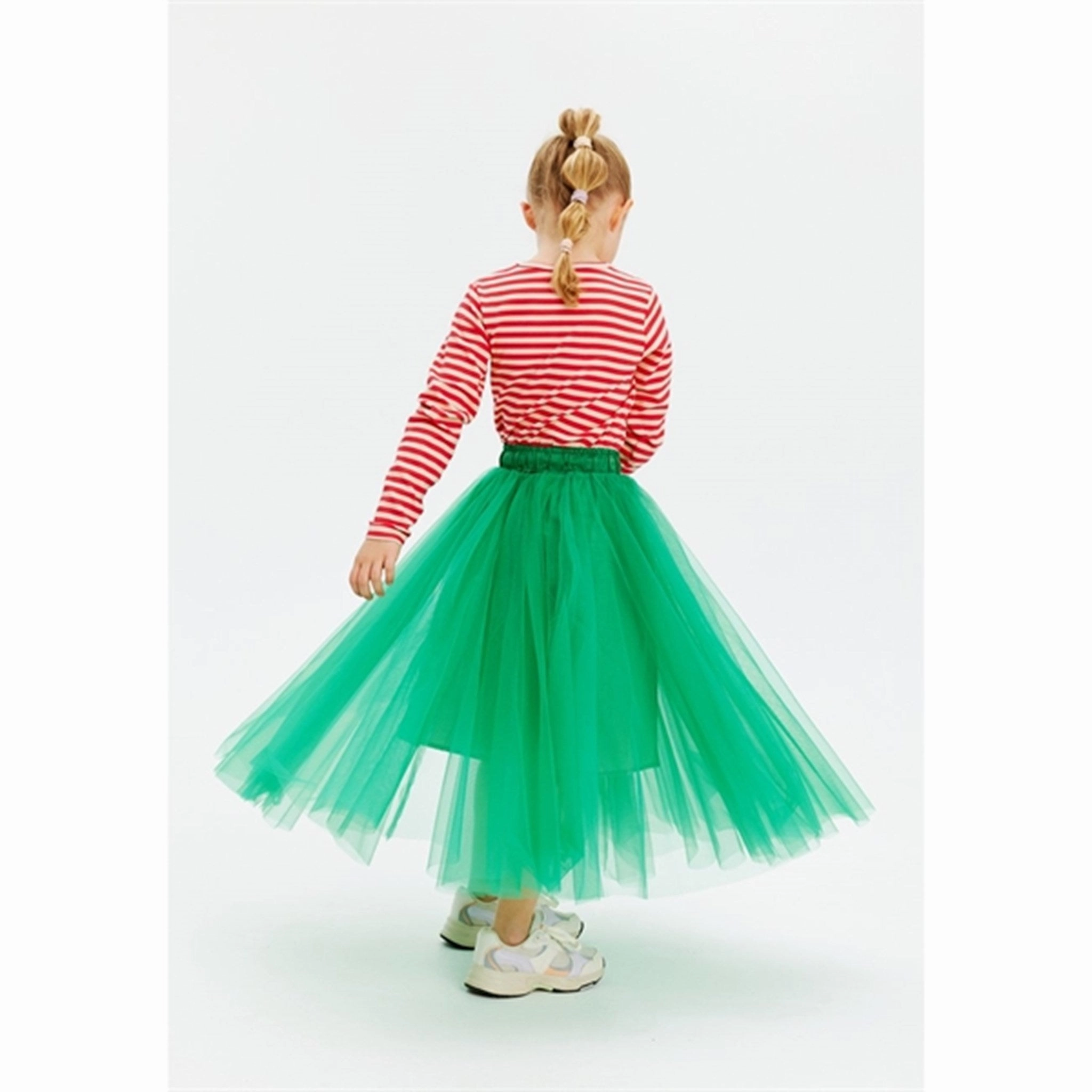 The New Bright Green Heaven Skirt Simple Layers