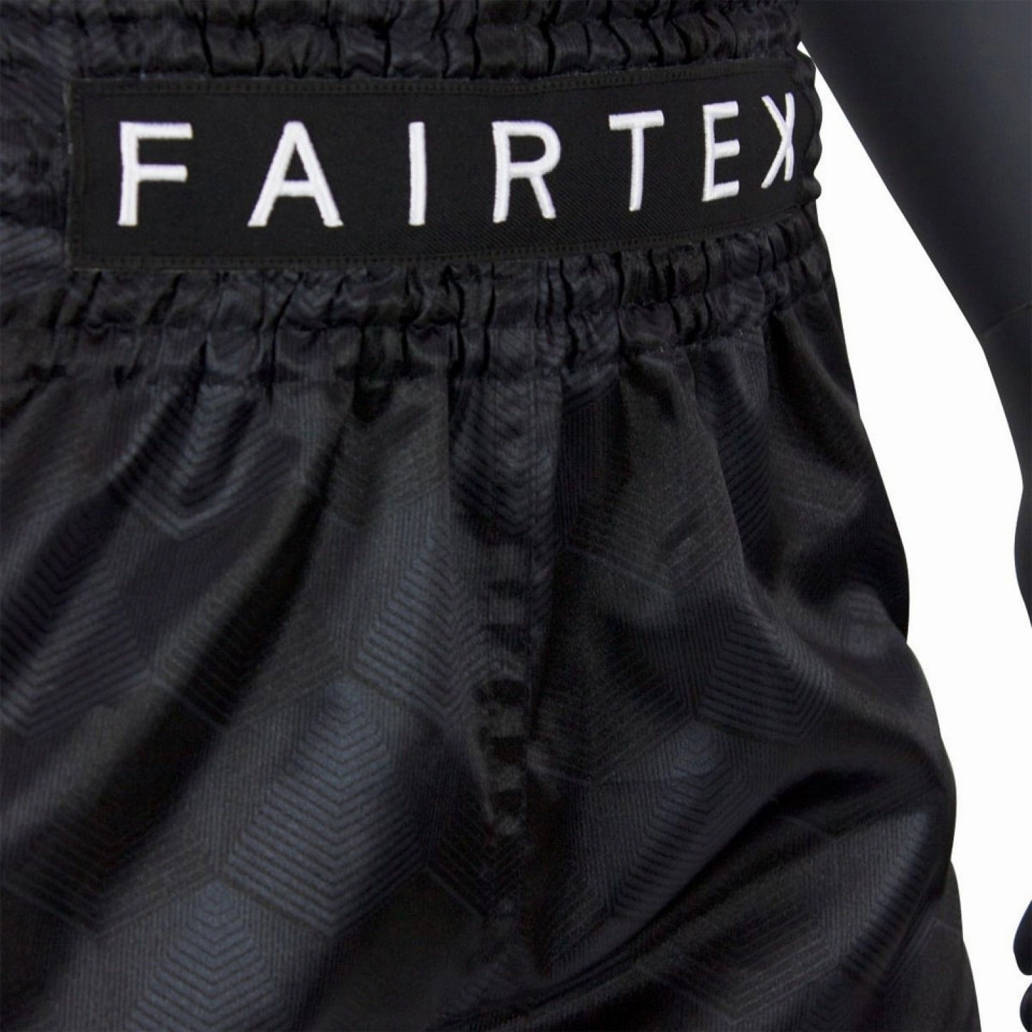 BreathableWebbing Moisture Management Lining Fairtex Stealth Muay Thai Shorts Slim Cut BS1901 Black