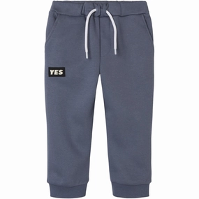 Name It Folkstone Gray Ohans Regular Sweatpants NonBinding Waist