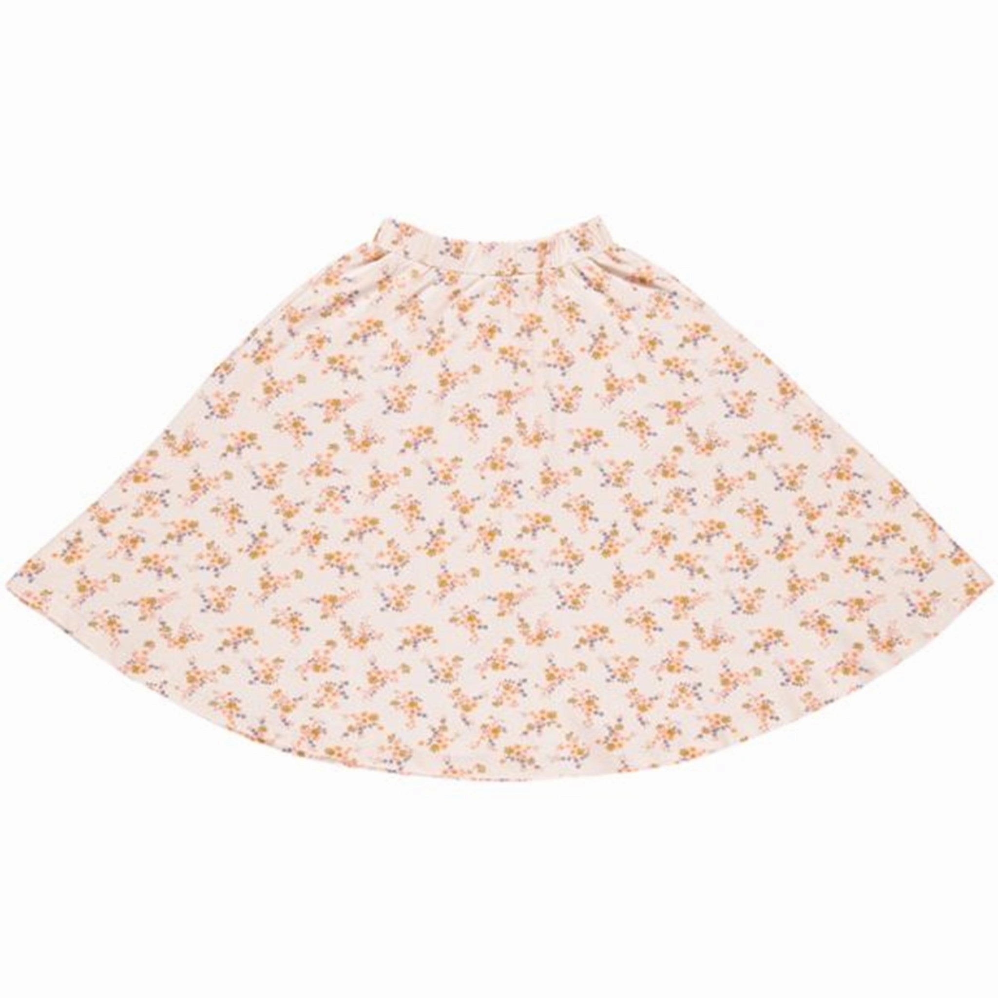 GRO Ecru/Multi Greta Long Skirt Everyday Wear Polished Touch