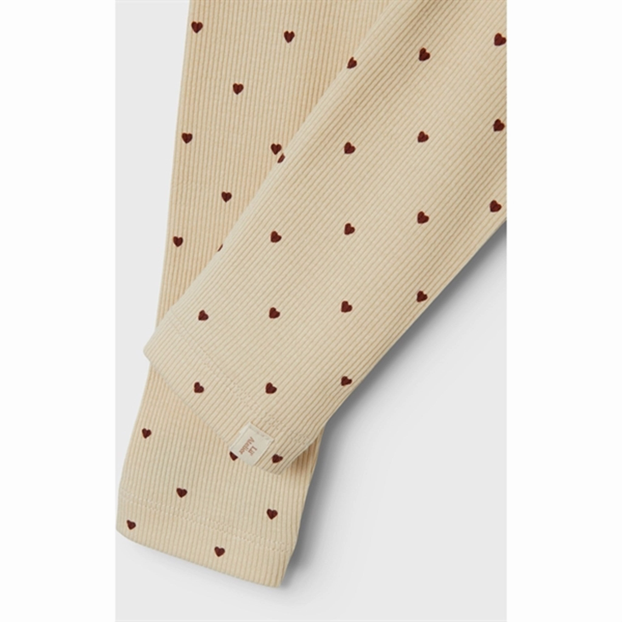 Lil'Atelier Fired Brick Gago Slim Leggings Flatlock Seams Sleek Stretch