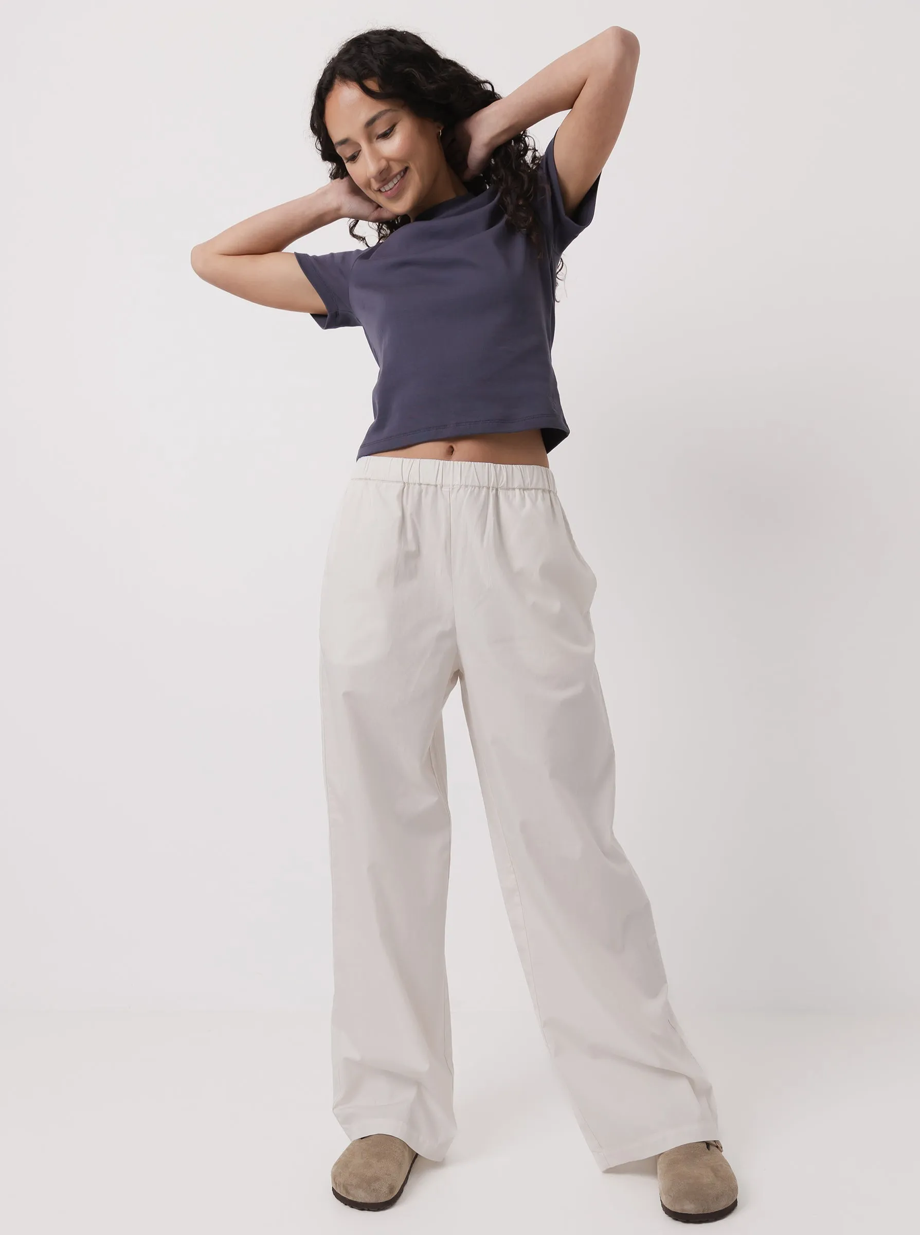 Everyday Pants in Off White Ultimate Comfort Chic casual