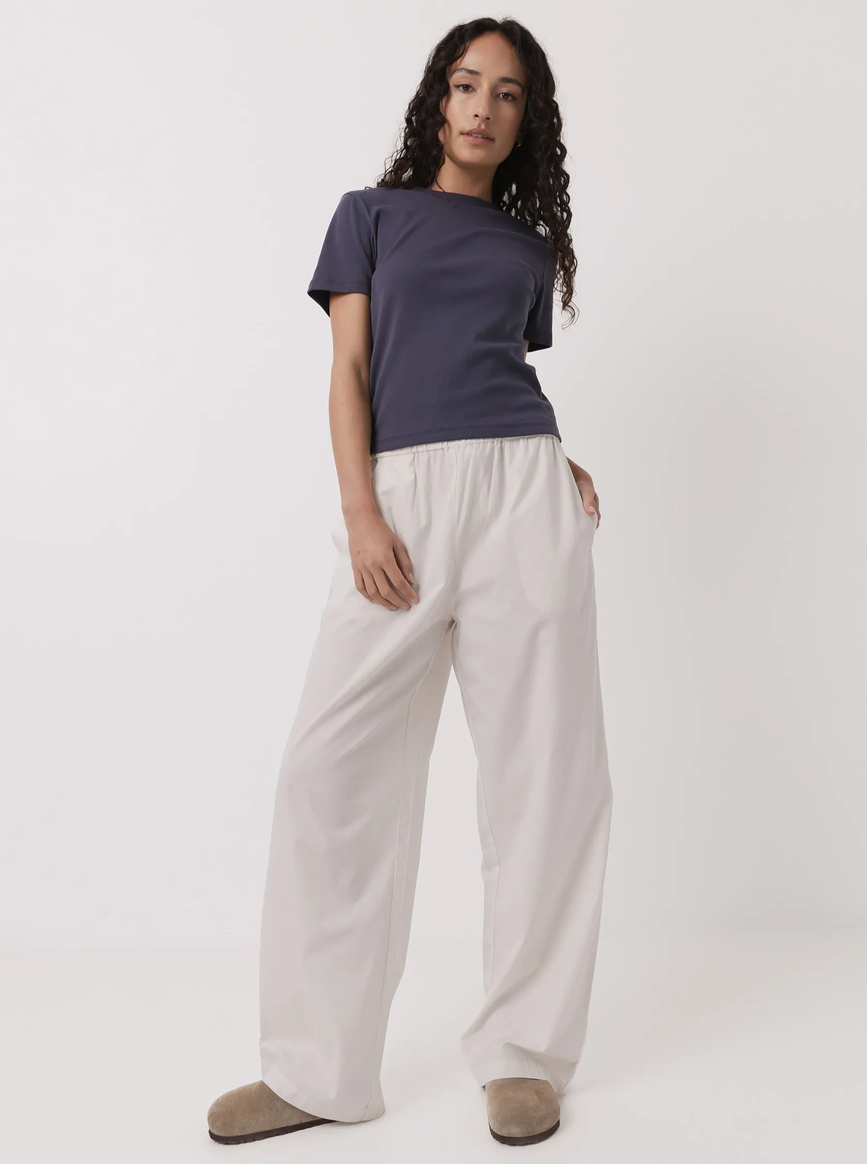 Everyday Pants in Off White Ultra Soft Inner Layer
