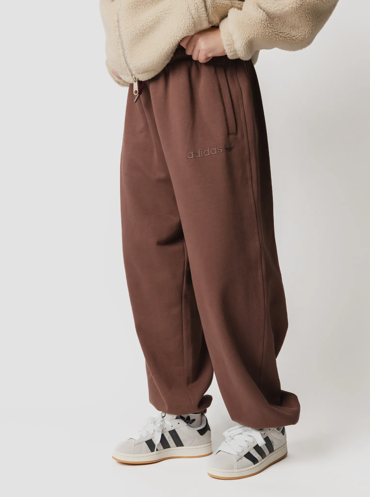 AdjustableWaistband Essentials Linear Oversized Jogger