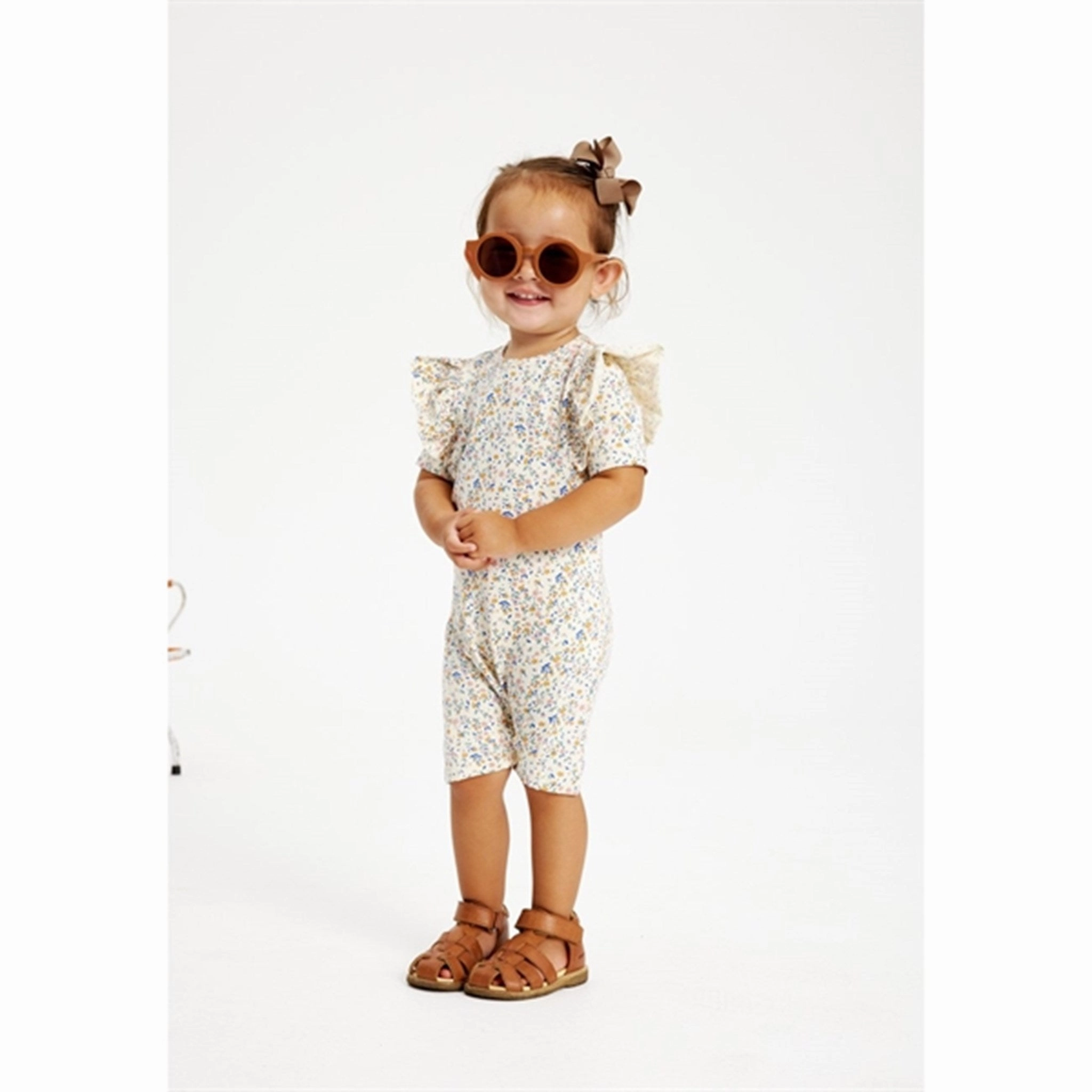Hot Unique THE NEW Siblings White Swan Tiny Flower AOP Geraldine Jumpsuit