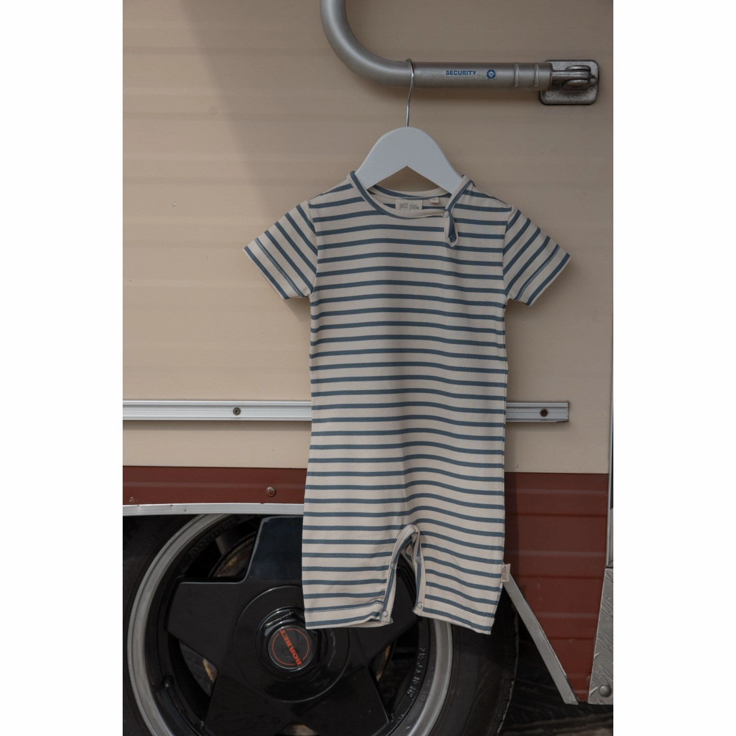 Petit Piao Blue Mirage Summer Romper S/S Sum Printed Slim Versatile Modern Athlete