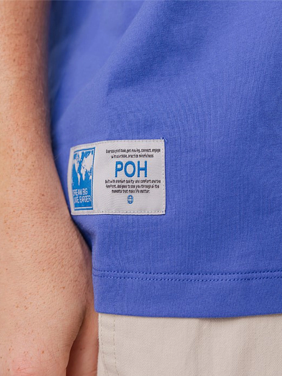 birthday party ThermoregulatingFabric Dream Big Track Tee in Royal Blue