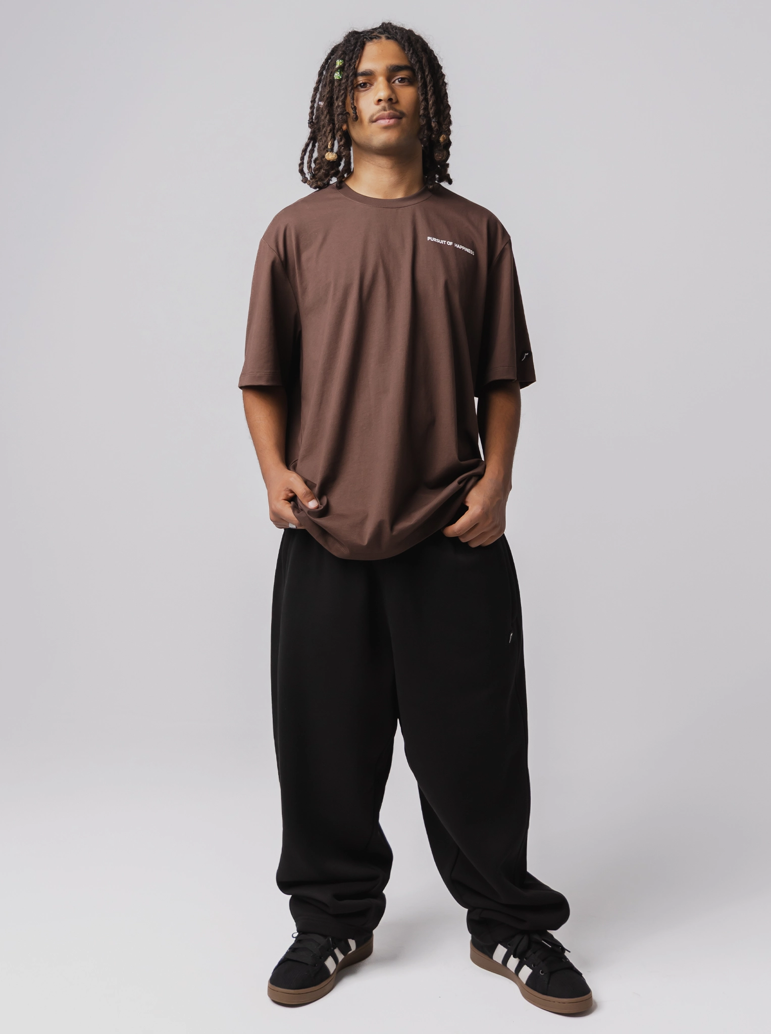 Zero Waste Manufacturing Straight Sweatpant in Court Black