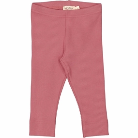 MarMar Modal Pink Rouge Leg Leggings Thermal Warm Morning Jog All-Day Stretch