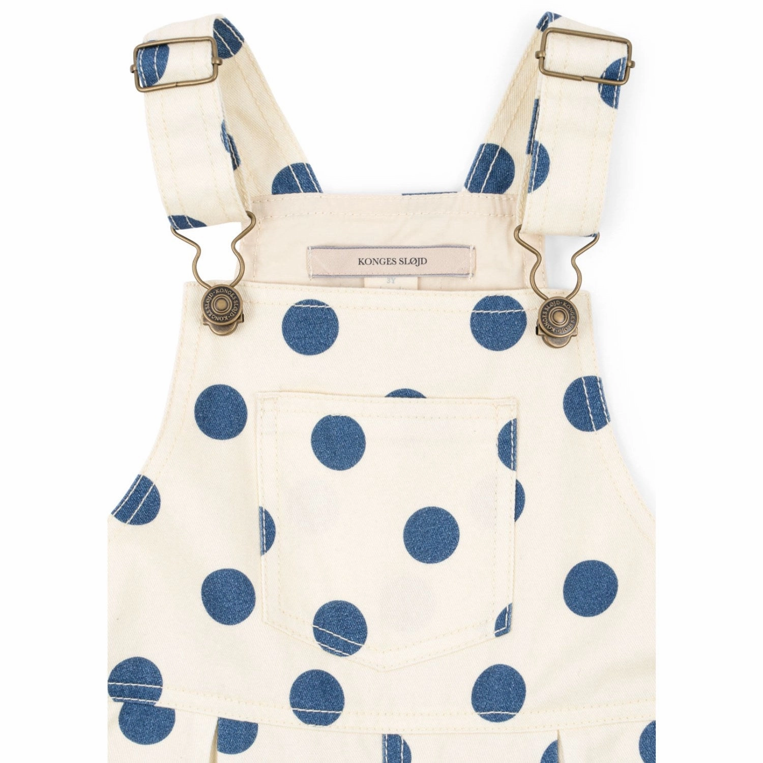 Bold Design Konges Sl?jd Blue Dot Nola Overalls Gots