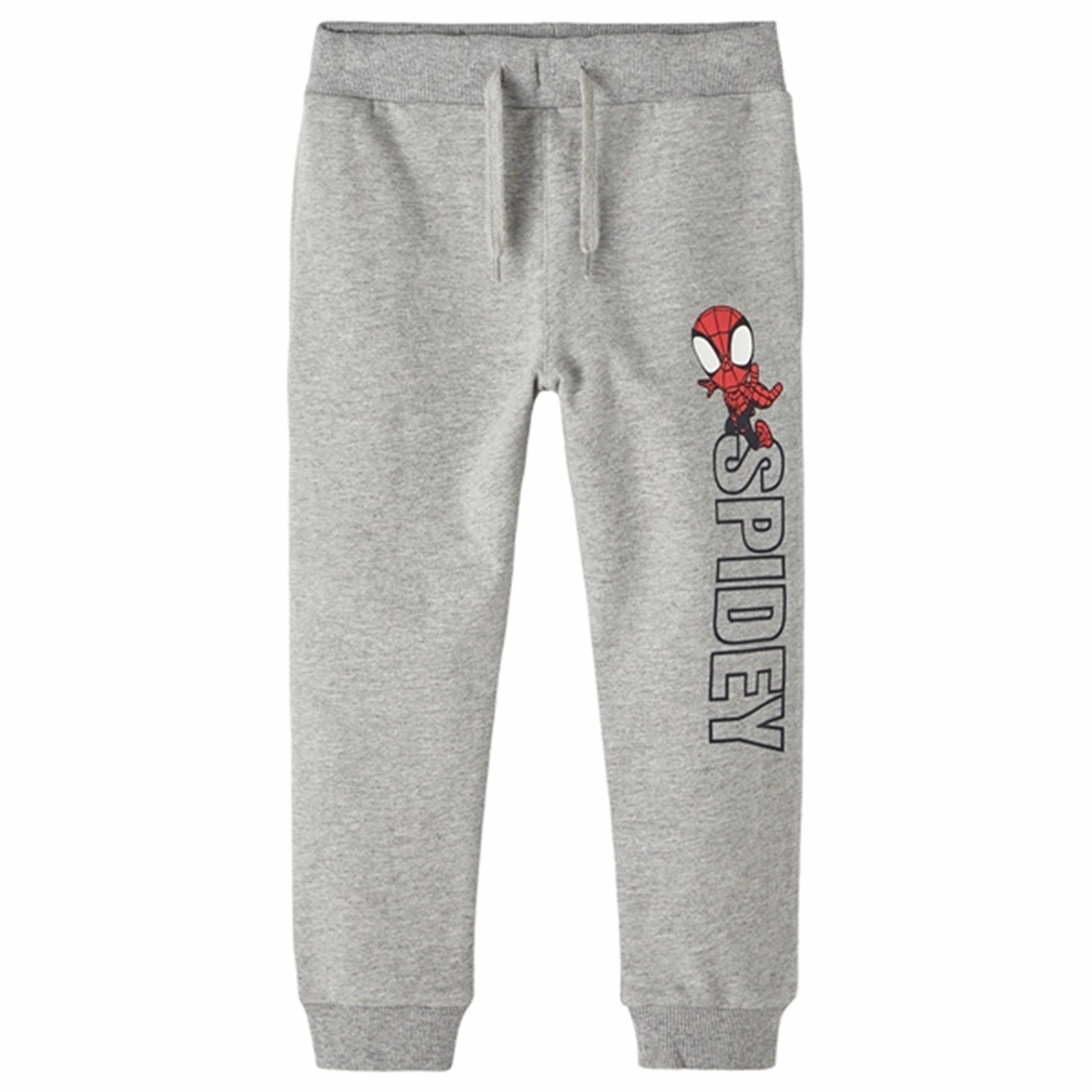 Name it Grey Melange Jubi Spidey Sweatpants Adjustable drawstring style statement venue