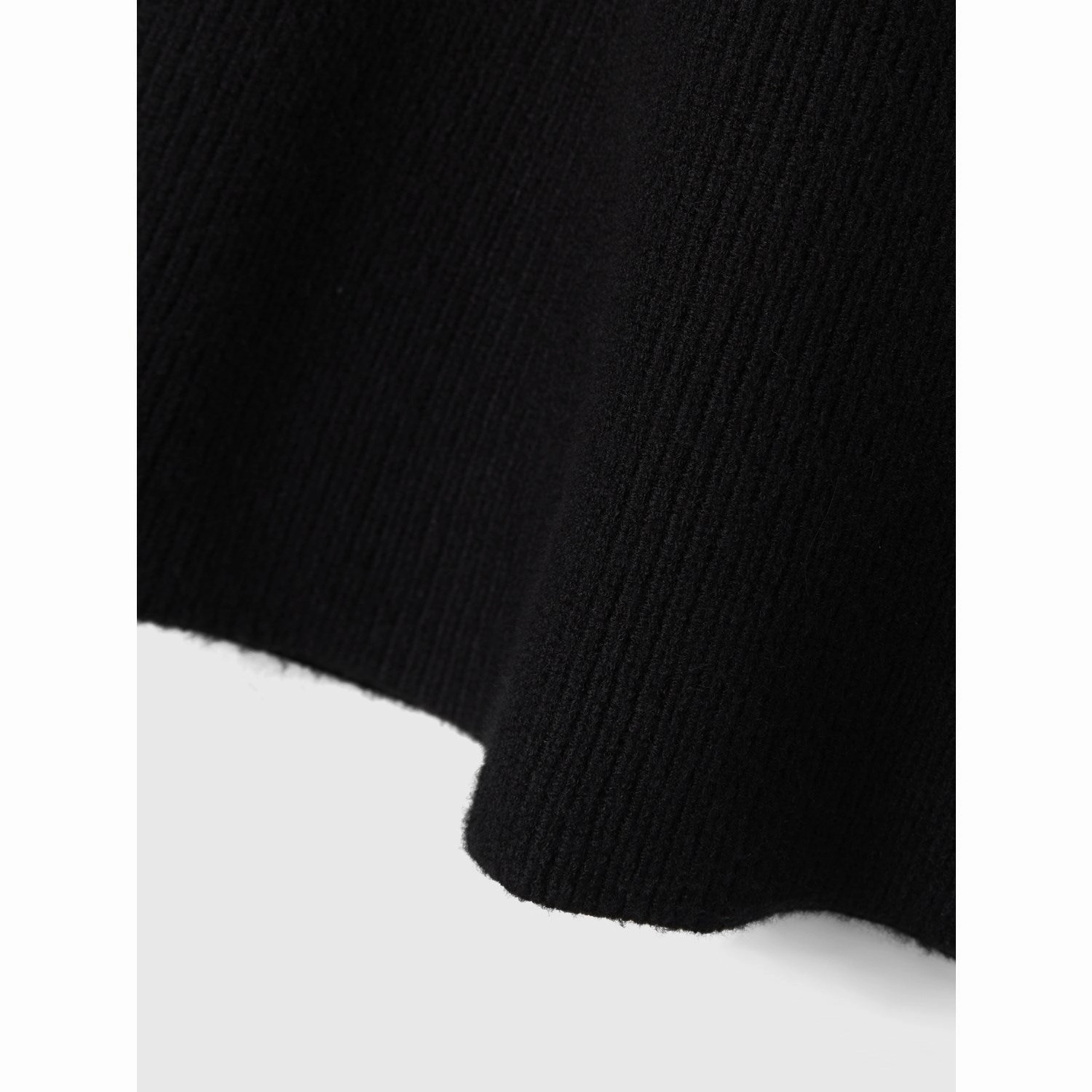 Name It Black Nkfnilla Knit Skirt Ruching Details Chic Look