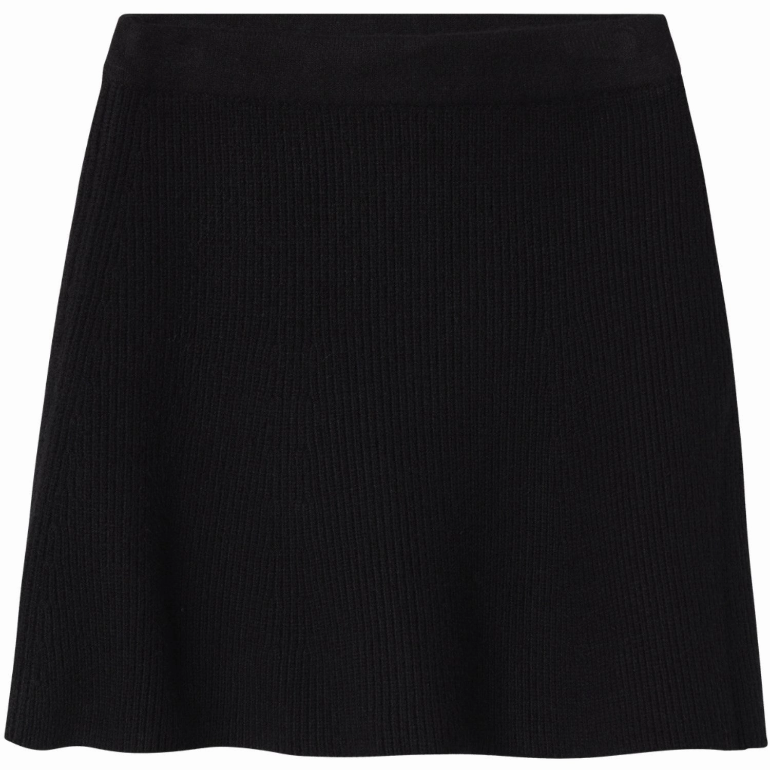 Name It Black Nkfnilla Knit Skirt A Line Cut Flexible Motion