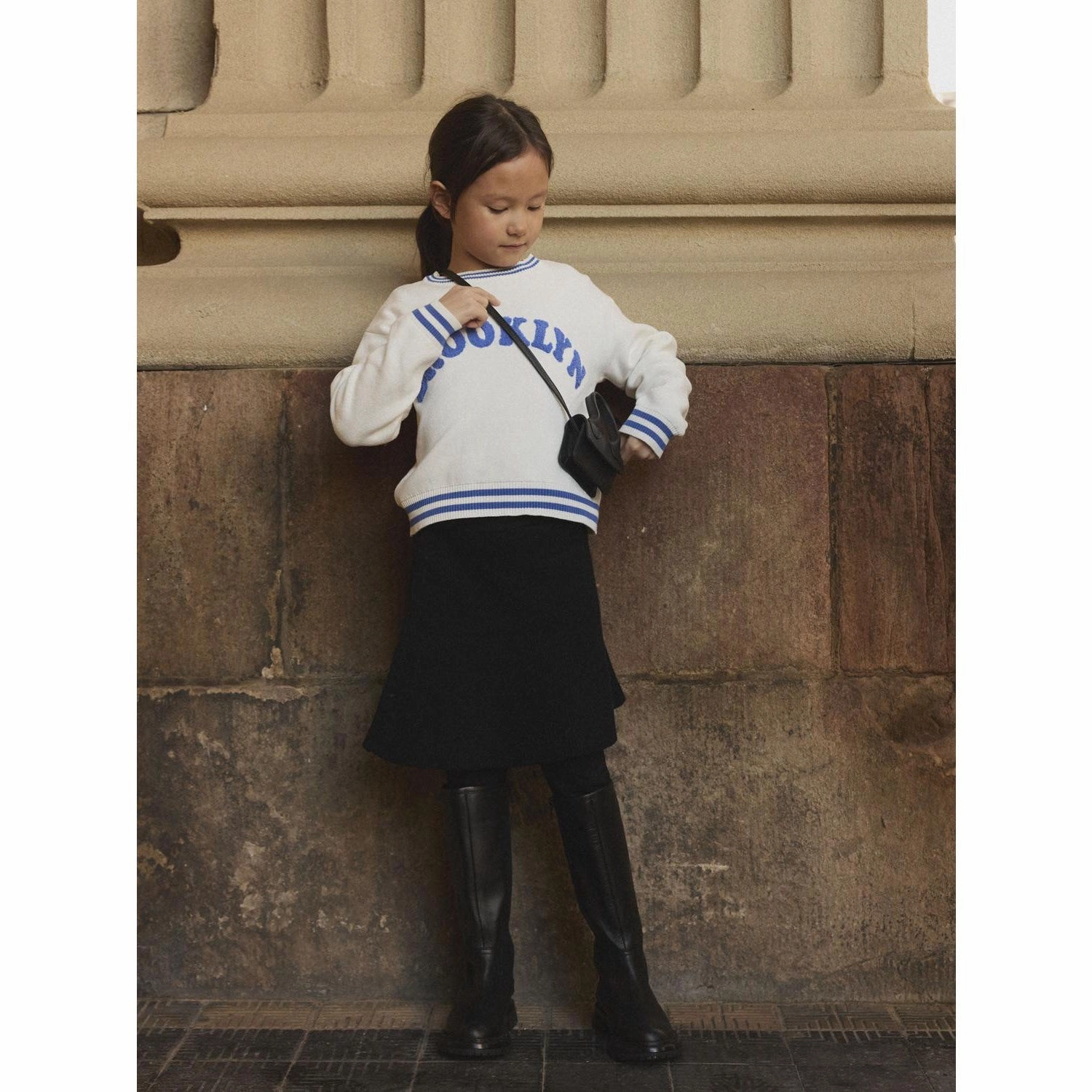 Eco Friendly Name It Black Nkfnilla Knit Skirt