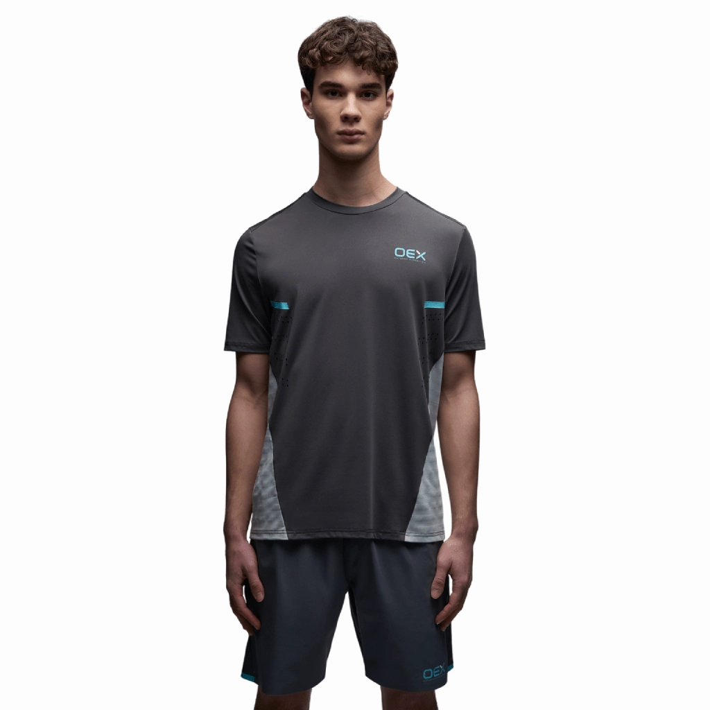 Sustainable Material Blend Comfortable Style OEX Flash T-Shirt Men