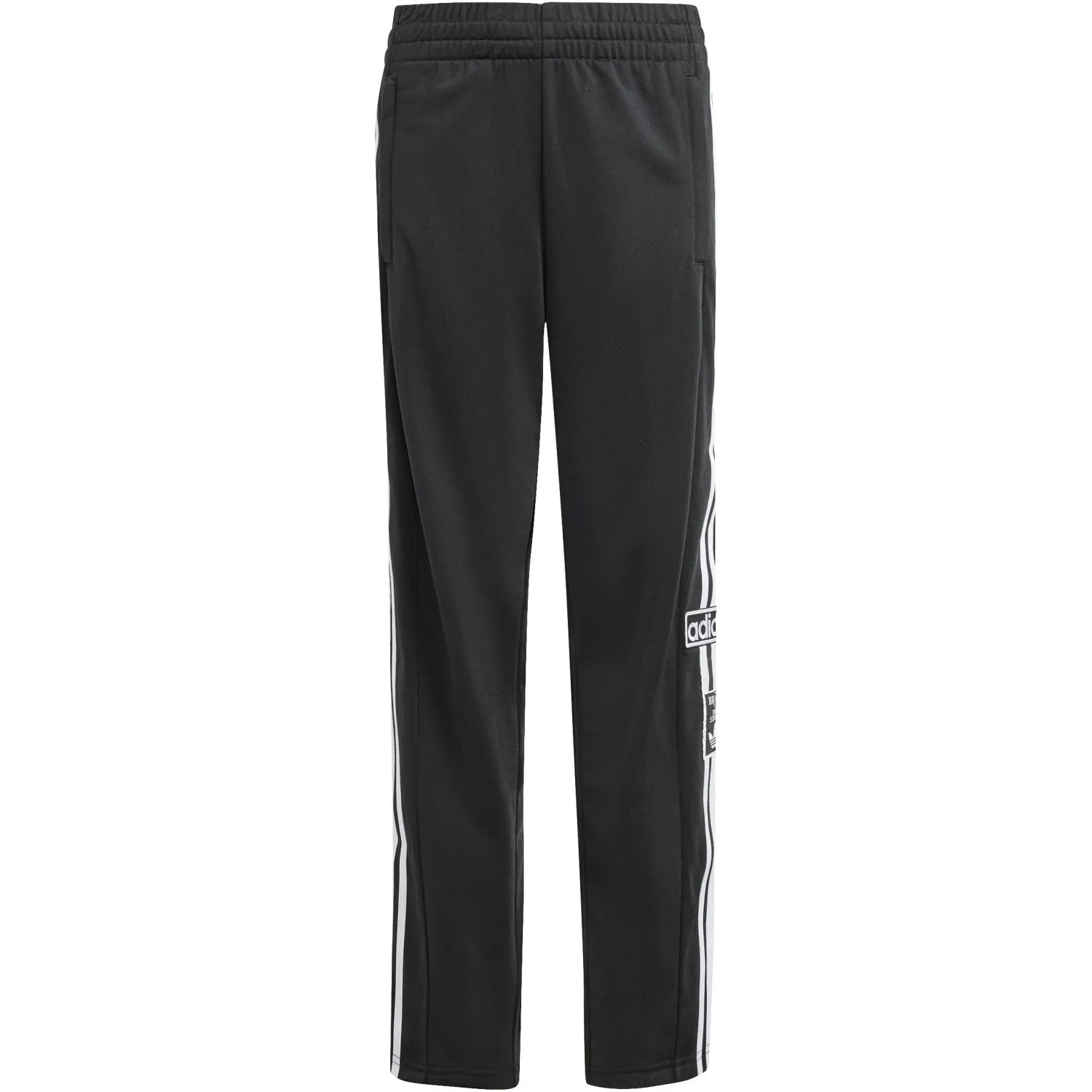 adidas Originals Black/White Adi Break Track Suit Pants Horizontal Stability Rails SnagProof Fabric Weave