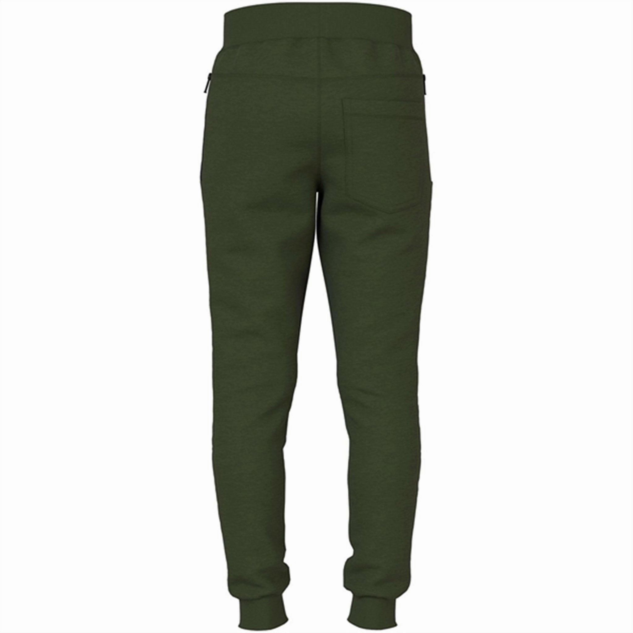 Name it Rifle Green Vimo Sweatpants Noos Sustainable Material Thermoregulation Tech