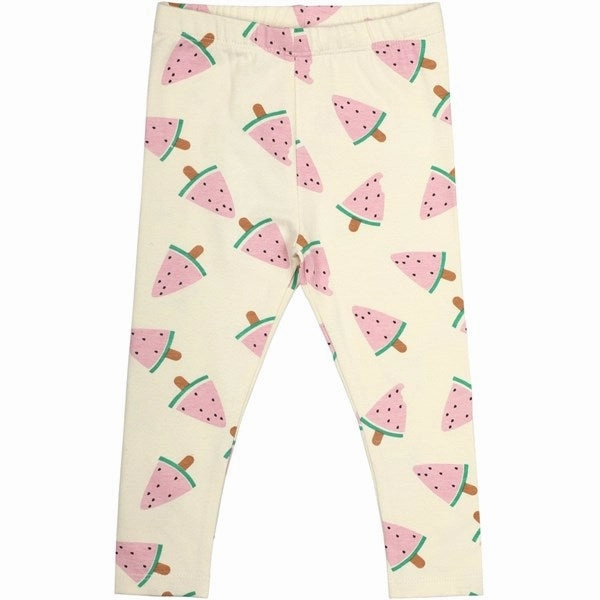 Ultra Light Outdoor Running THE NEW Siblings White Swan Watermelon AOP Kaya Leggings