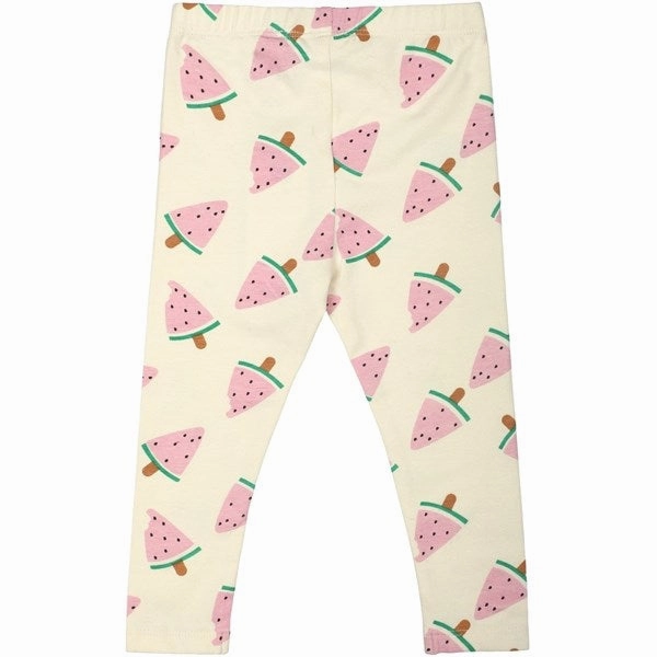 THE NEW Siblings White Swan Watermelon AOP Kaya Leggings Casual Wearer Outdoor Running