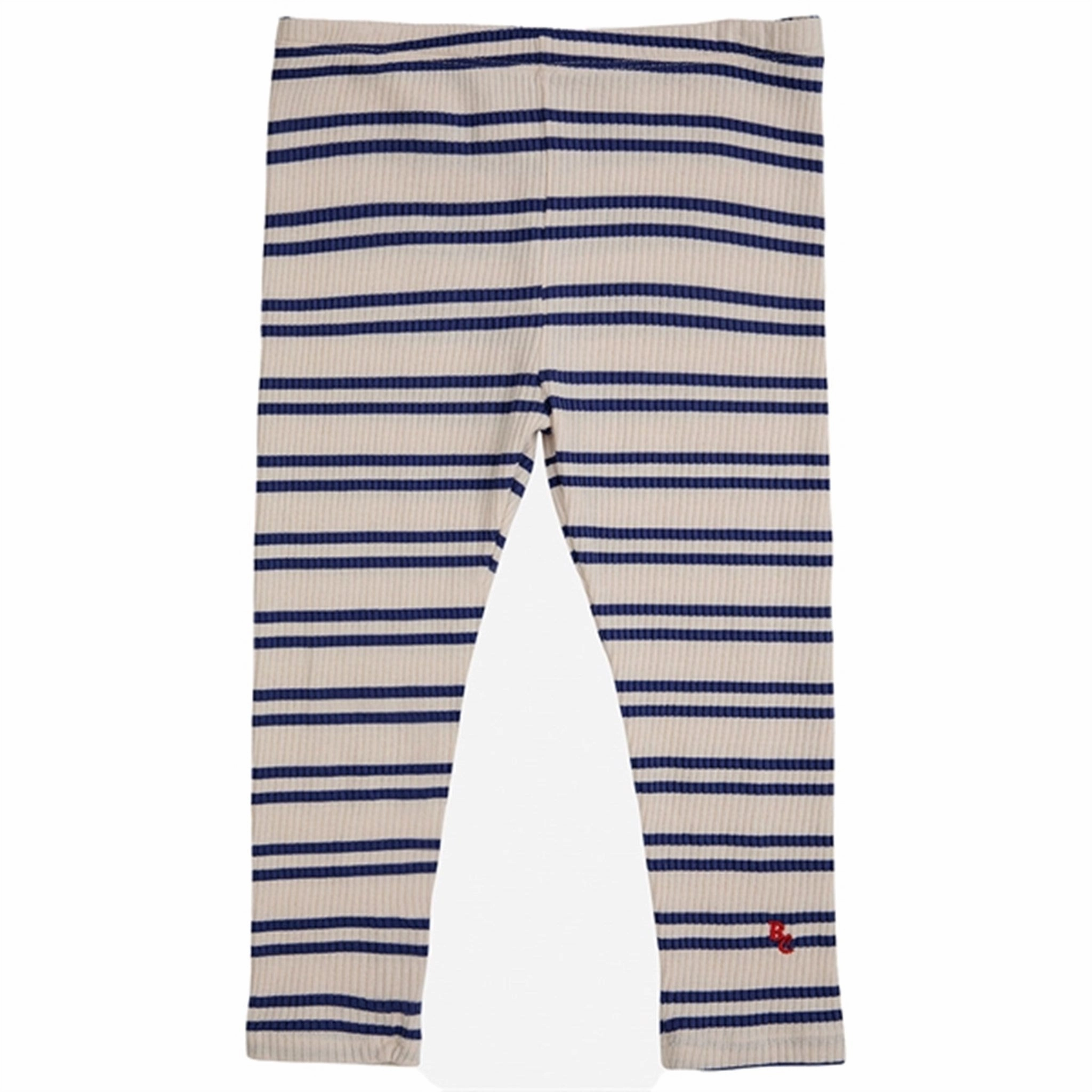 Soft Touch For Adults Bobo Choses Baby Blue Stripes Leggings Offwhite