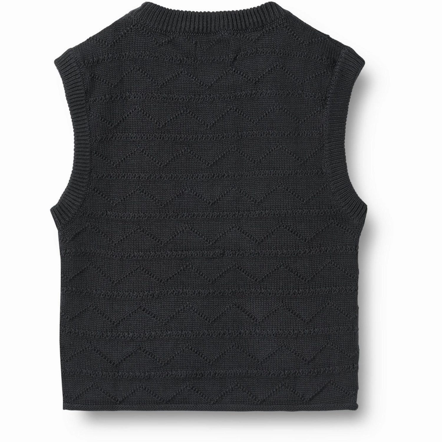 Wheat Navy Knit Vest Bobby Time