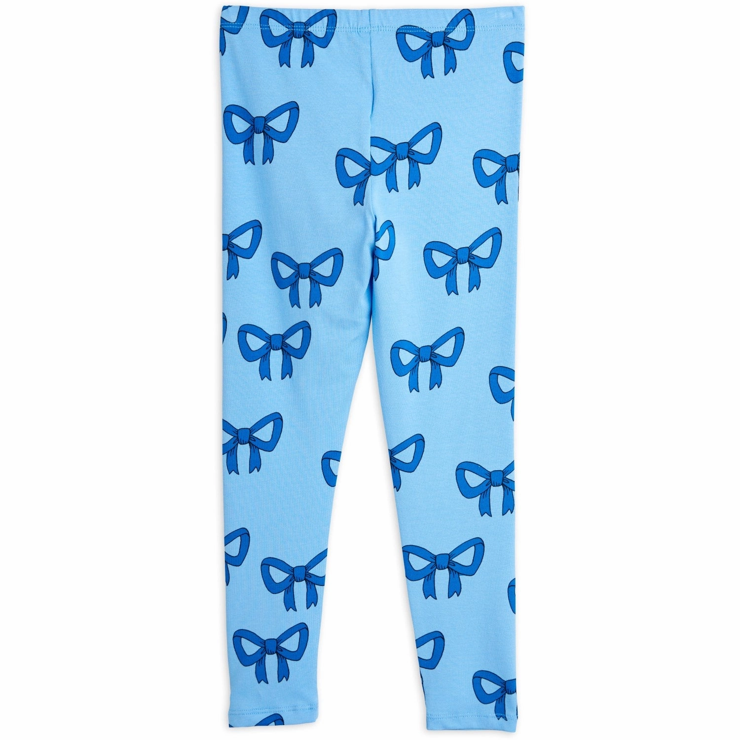 Mini Rodini Blue Bow Aop Leggings Weekend Trip Moisture Wicking