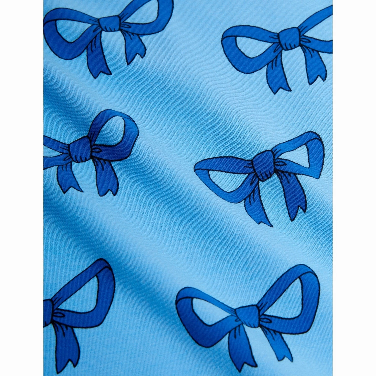 Eco Friendly For Kids Mini Rodini Blue Bow Aop Leggings