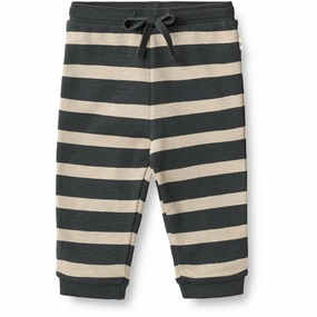 Wheat Dark Stripe Soft Sweatpants Leo Ultimate flexibility
