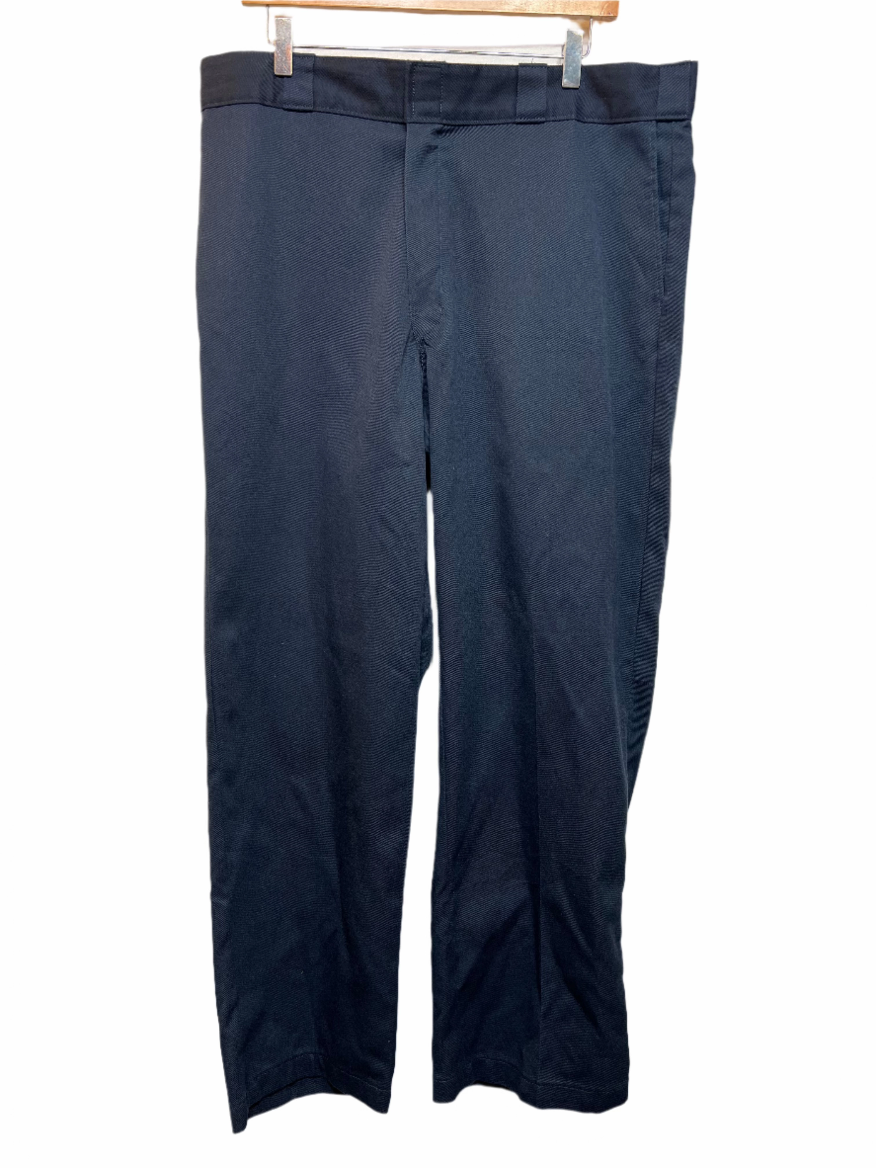 Dickies Mens Navy Trousers (W38) AntibacterialCoating RecycledPolyester