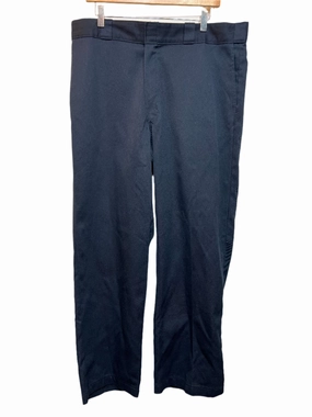 Dickies Mens Navy Trousers (W38) AntibacterialCoating RecycledPolyester