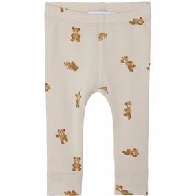 Core Fit Name it Oatmeal Bear Leggings