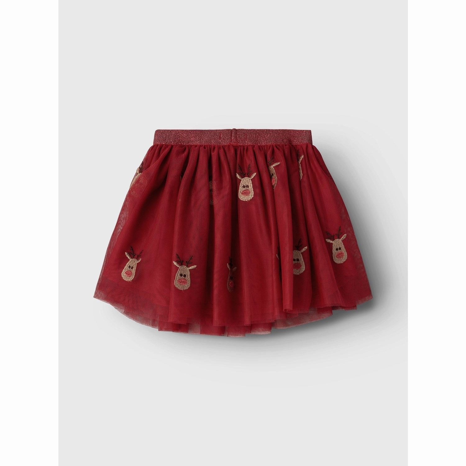 Maternity Friendly Name It Jester Red Raindeer Veross Tulle Skirt