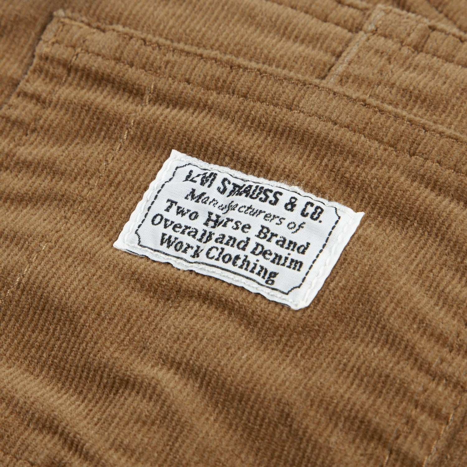 Urban Cool Heat Friendly Levi's Rodeo Brown Corduroy Overall