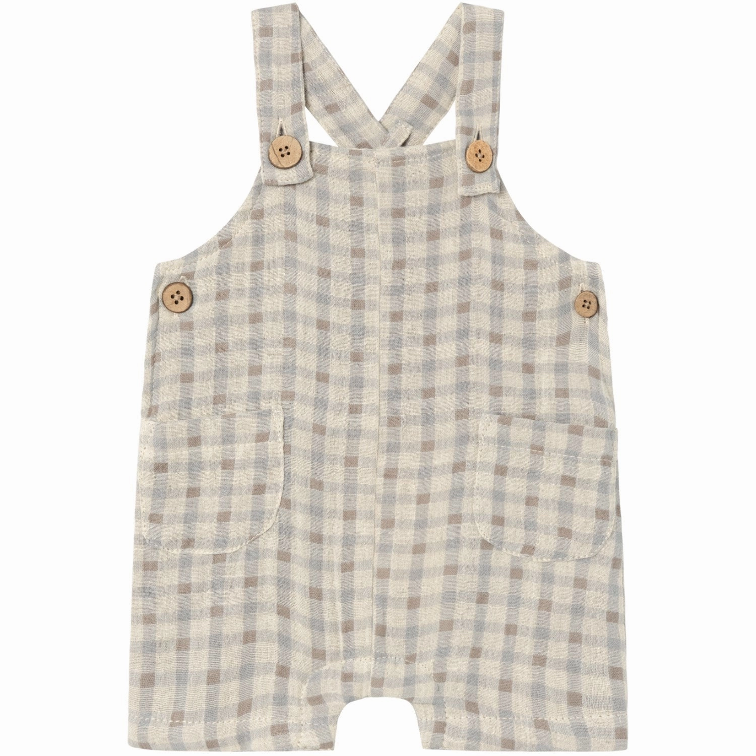 Eco Home Beach Comfy Lil'Atelier Bleached Sand Joey Short Loose Overall