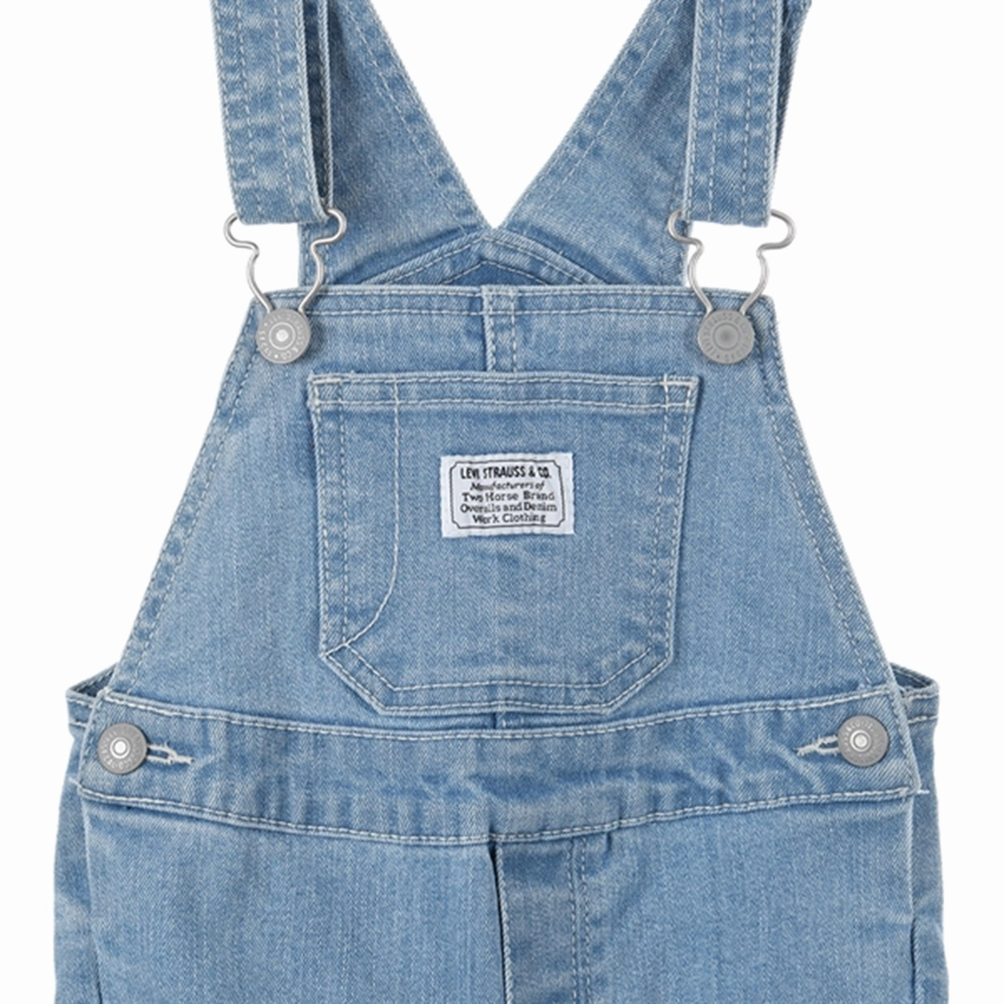 Levi's Denim Overalls Blue Adjustable Drawcord