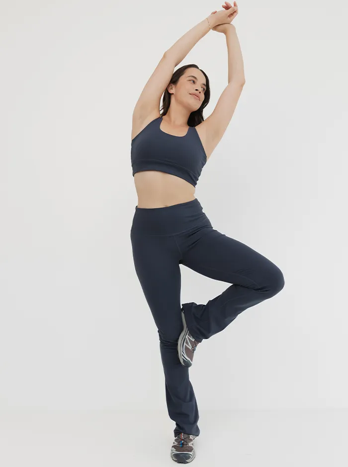 Durable Band Seamless Support Elevate Bra In Shadow