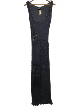 Embellished Evening Dress (Size M) Zipper Closure Travel-Essential