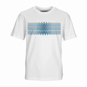 back to school Moda Bandidos Multi Zig Navy Waveform T-Shirt Men