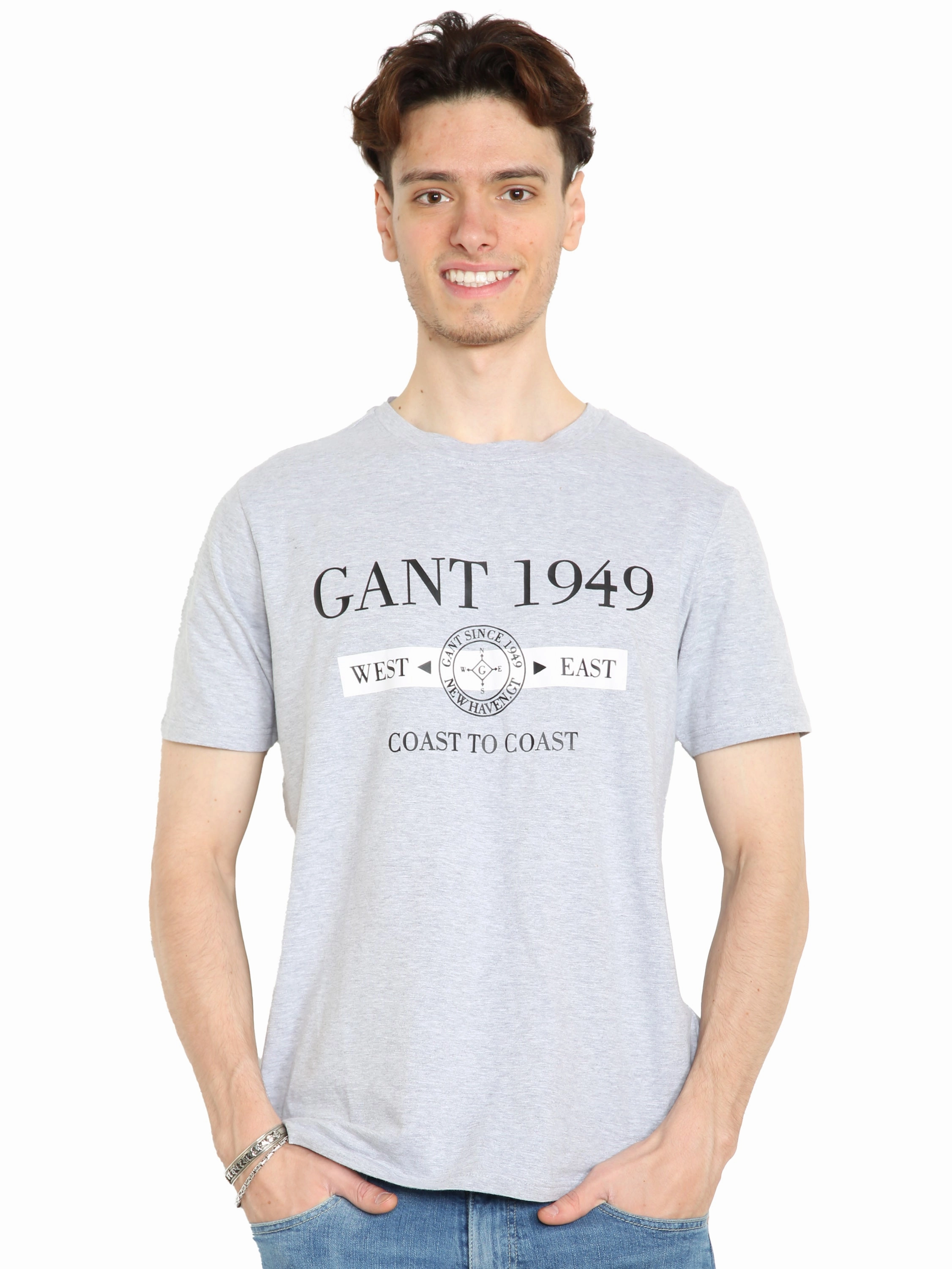 Gant Coast | Mens Crew Neck T-Shirts Daily Outfit Style