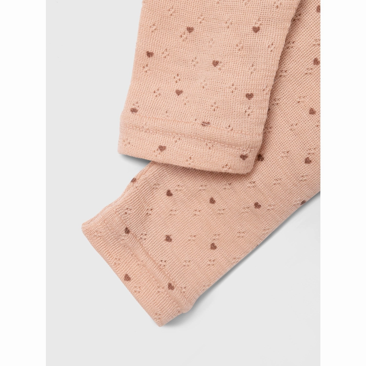 Lil'Atelier Rugby Tan Nava Wool Leggings Versatile Style Wear Mesh Ventilation Zones