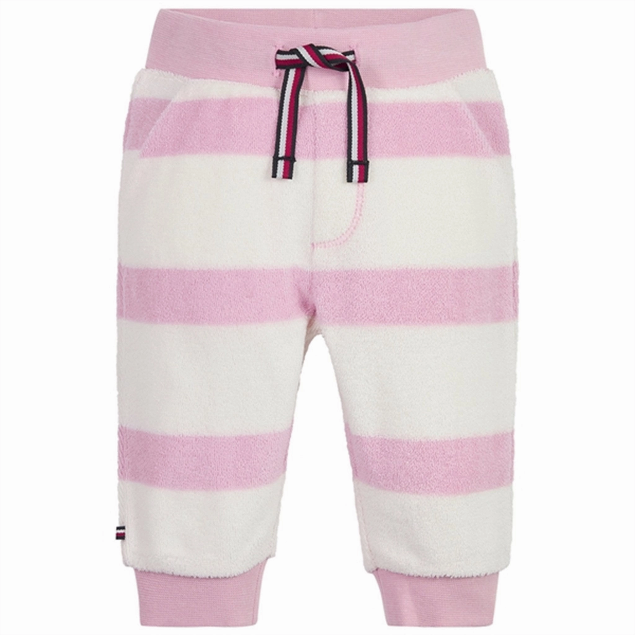 Tommy Hilfiger Baby Striped Towelling Sweatpants Pink Shade / Ancient White Stripe wind power