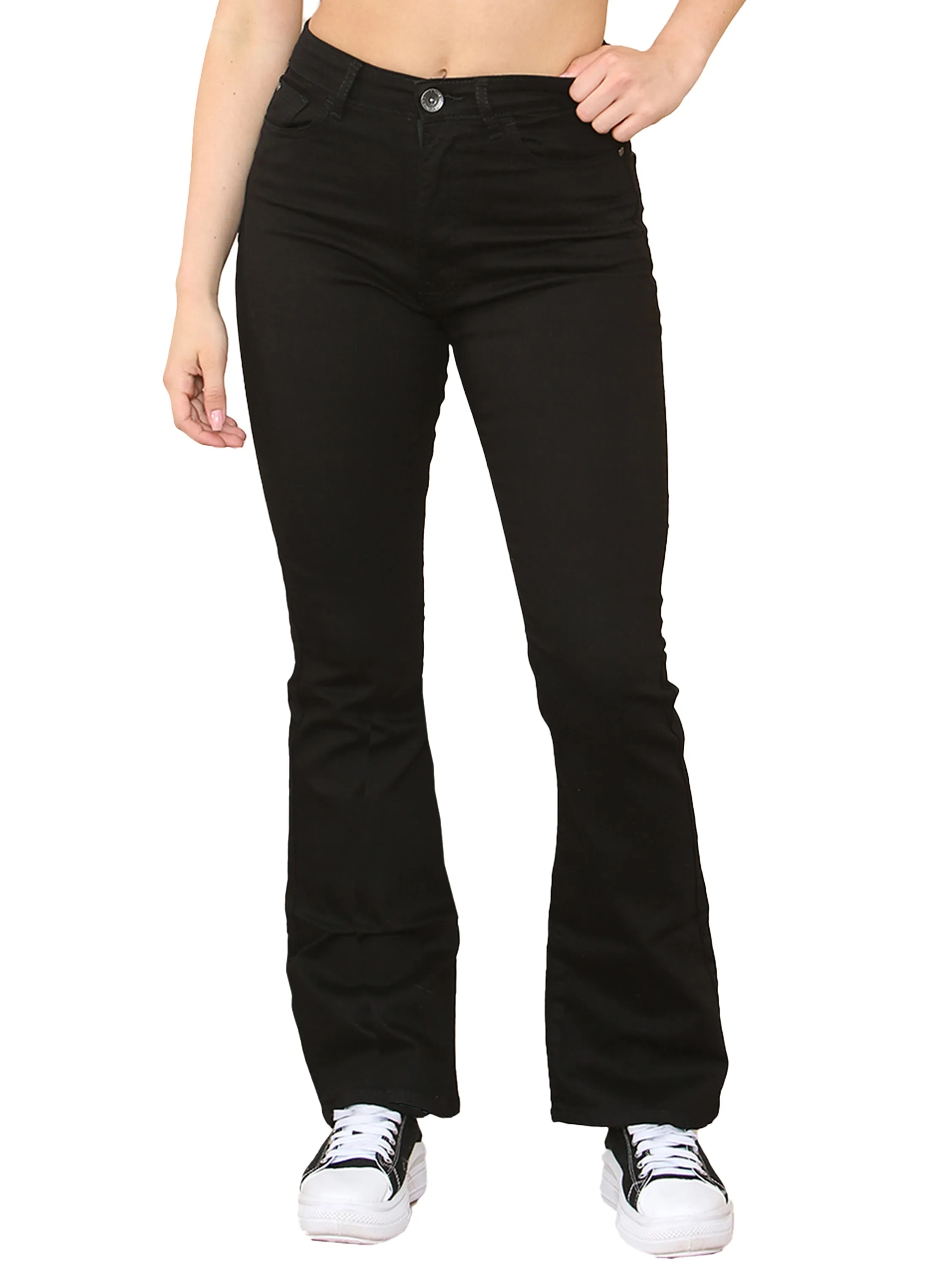 Enzo | Womens Bootcut Jeans Style Basic Unisex Wear Premium