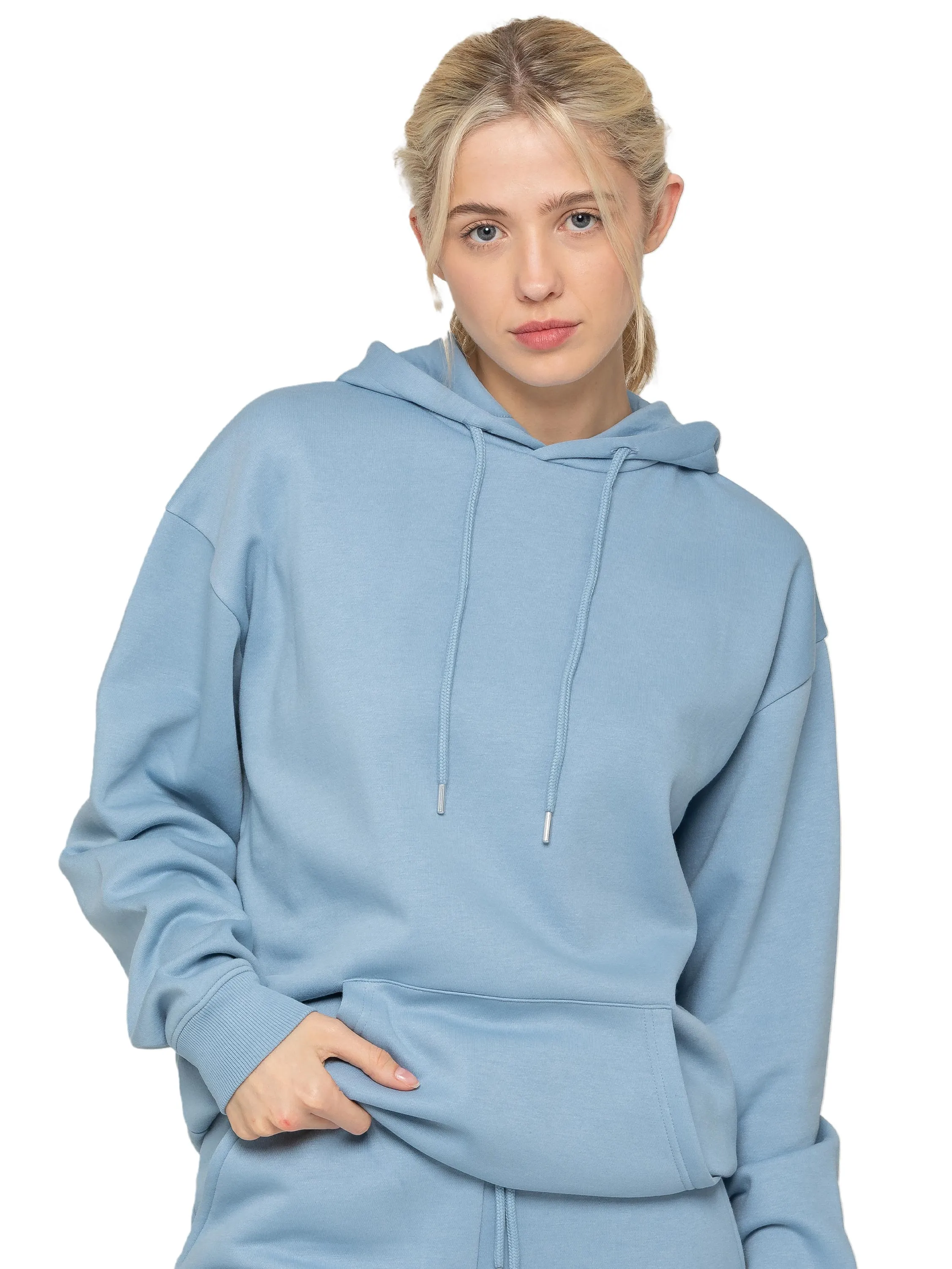 Enzo | Womens Oversized Hoodie Graphic Ready Fabric Mesh Lined Hood