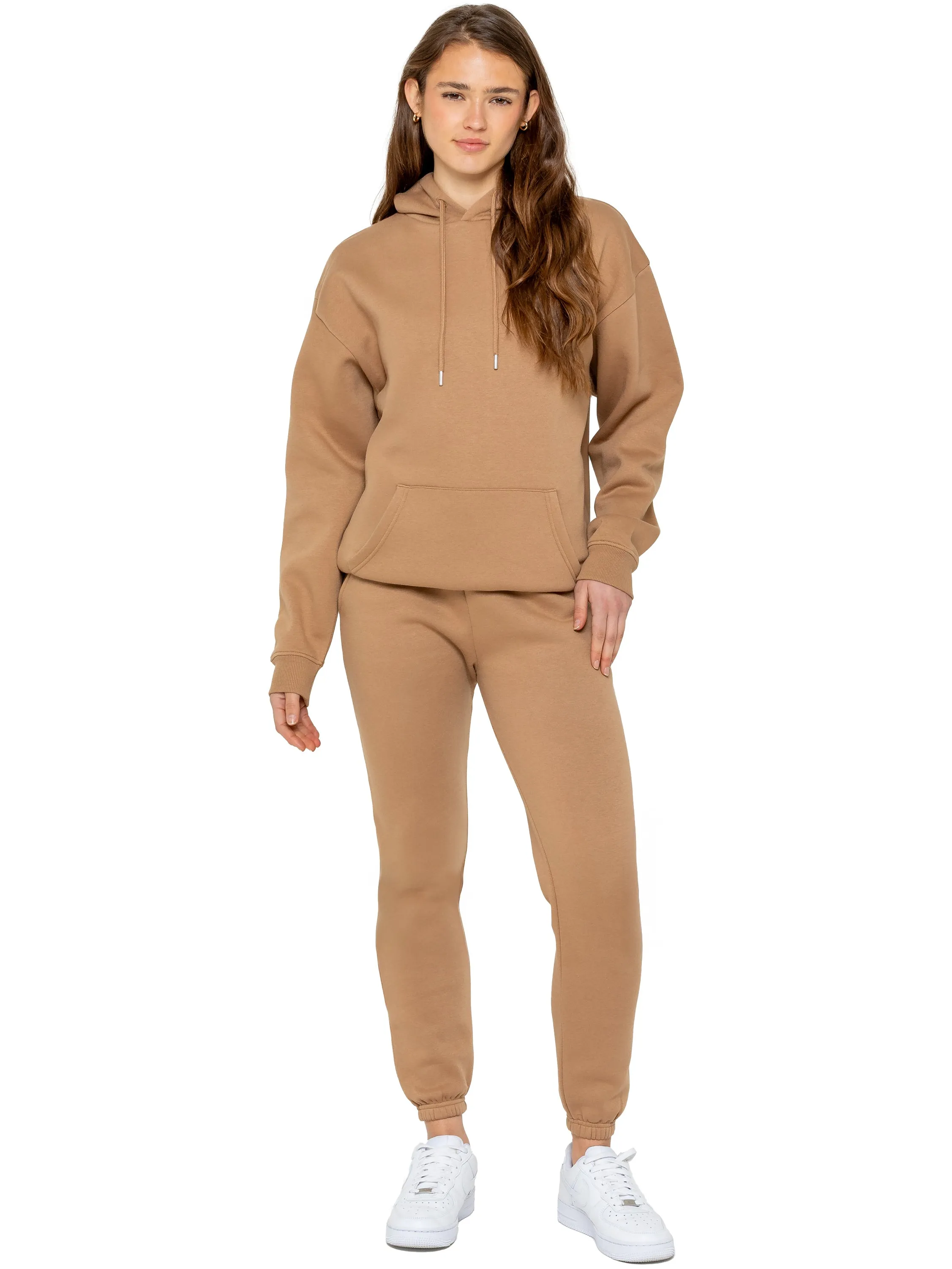 Enzo | Womens Oversized Pullover Hoodie Tracksuit Set Minimalist Design All Day Wear