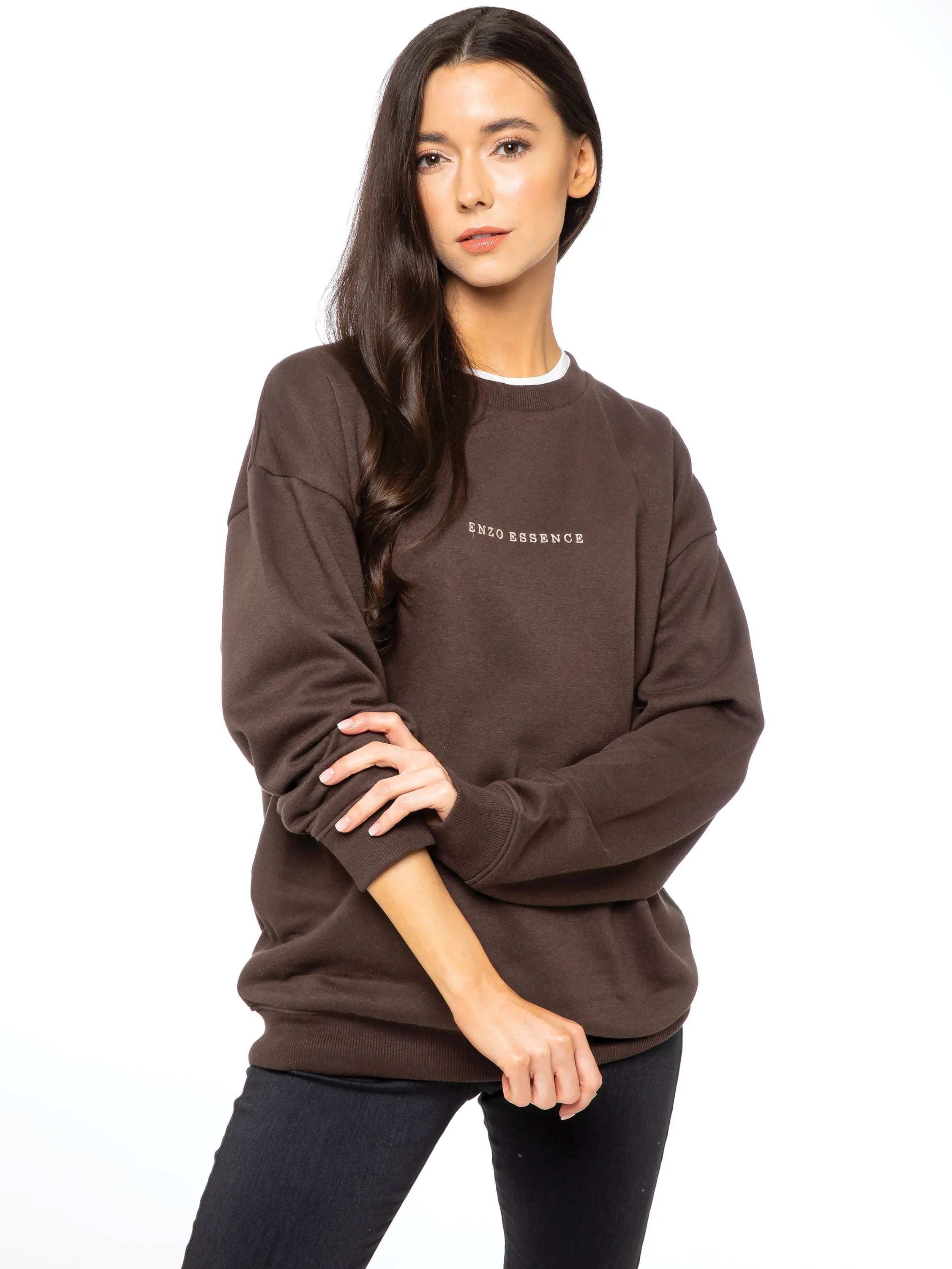 Outdoor Apparel Masculine style Enzo | Womens Oversized Sweatshirt